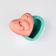 Heart Form Baby Foot Silicone