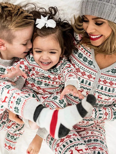 Baby Kids Kerst Matching Delights for a Festive Affair